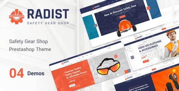 Leo Radist – Security Gear Shop Prestashop Theme