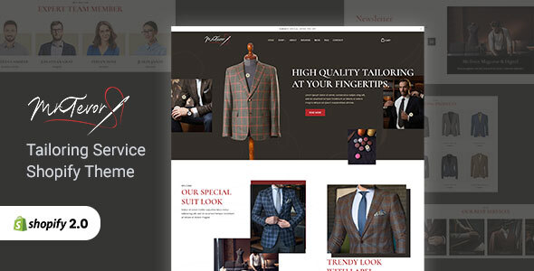 MrTevor – Blazer Clothes and Vogue Shopify Theme