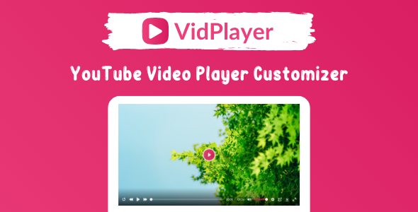 VidPlayer – YouTube Video Participant Customizer