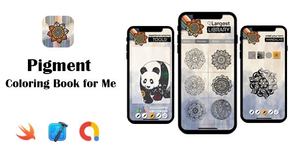 Pigment – Coloring E book for Me | Google AdMob | In App Lift | iOS Source Code