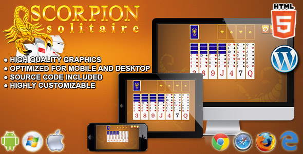 Scorpion Solitaire – HTML5 Card Game