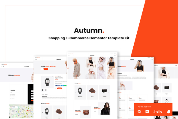 Autumn – Type eCommerce Elementor Template Kit