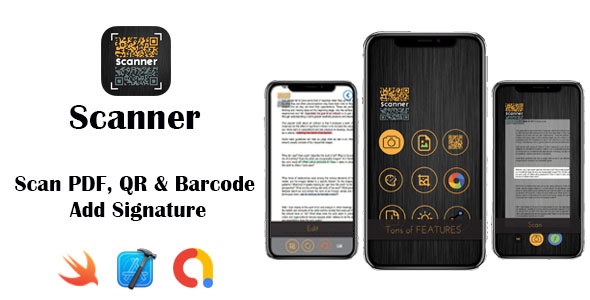 Scanner – Scan PDF, QR, Barcode & Add Signature | Google AdMob | In App Make a choice | iOS Supply Code