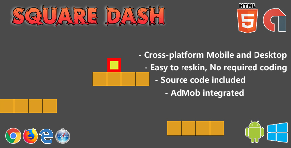 Sq. Dash – HTML5 Game