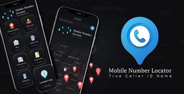 Cellular Amount Locator – True Caller ID Name : Android App + Admob Integration