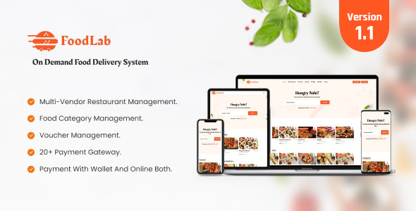 FoodLab – On demand Food Delivery System