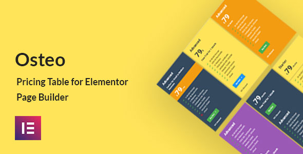 Osteo – Pricing Table for Elementor