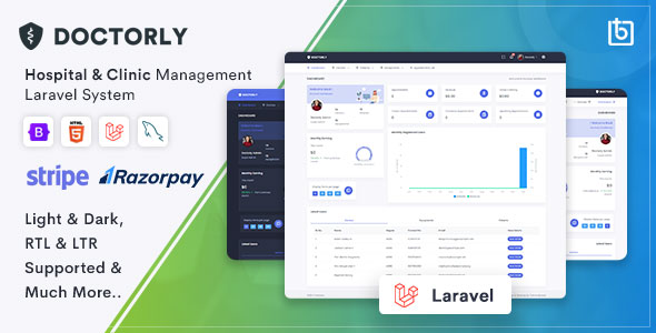 Doctorly – Hospital & Clinic Management Laravel System