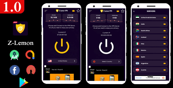 ZLemon Vpn – Snappy VPN Proxy Server