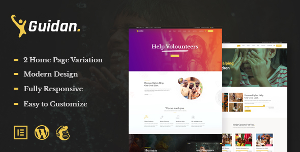 Guidan – NonProfit Charity WordPress Theme