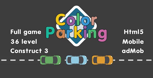 Color Parking. Html5, Cell (adMob). Blueprint 3