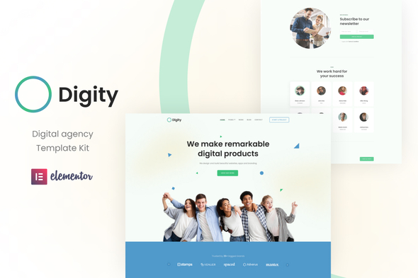 Digity – Digital Agency Elementor Template Equipment