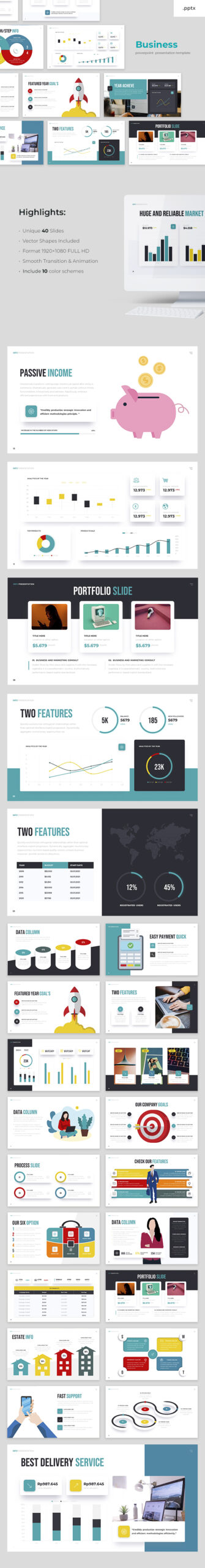 Infographic and Dashboard Presentation Template