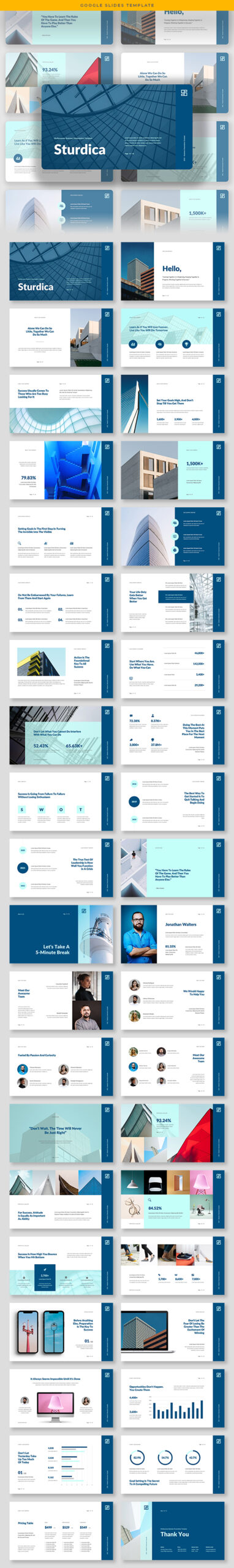 Sturdica – Multipurpose Enterprise Google Slides Template