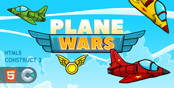 Plane Wars Create 3 HTML5 Game