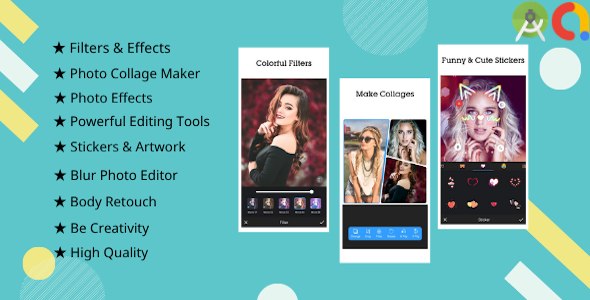 Picee – Photo Editor & Collage Maker | Google AdMob | Fb Adverts