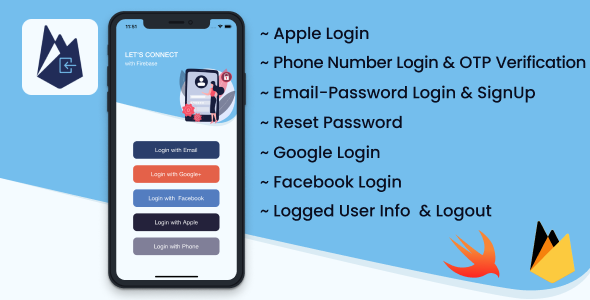 Firebase all Login – iOS | FB, Google, Electronic mail, Mobile & Apple Login