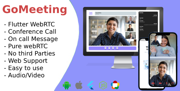 GoMeeting – Conference Mobile App with Flutter Web Strengthen
