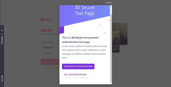 Stripe 3D Stable Price Integration in Asp.Fetch MVC C#