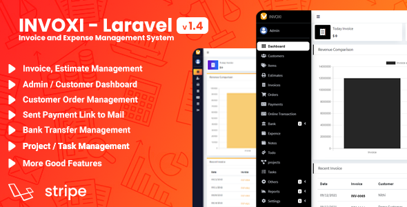 INVOXI – Laravel Invoice and Expense Management System