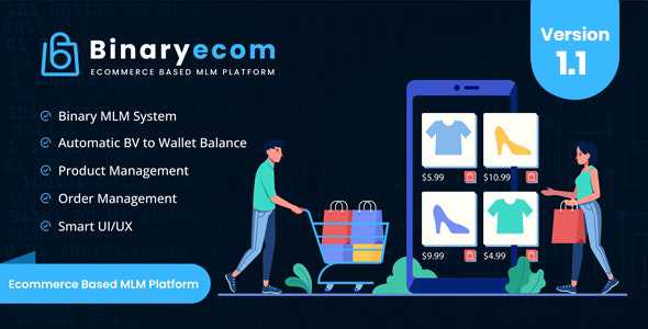 BinaryEcom – Ecommerce Based MLM Platform