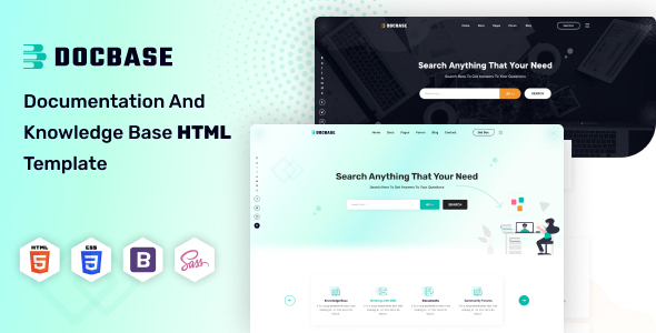 Docbase – Documentation & Knowledgebase  HTML Template