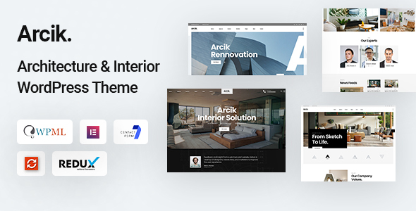 Arcik – Architecture WordPress Theme