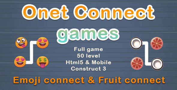 2x Onet Join games. Html5, mobile (admob), Manufacture 3