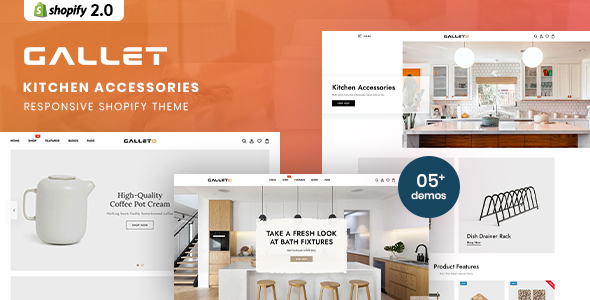 Gallet – Kitchen Accessories Responsive Shopify Theme