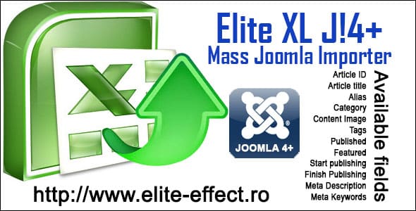 Elite-XL J!4+ Joomla 4x Mass Protest material Importer