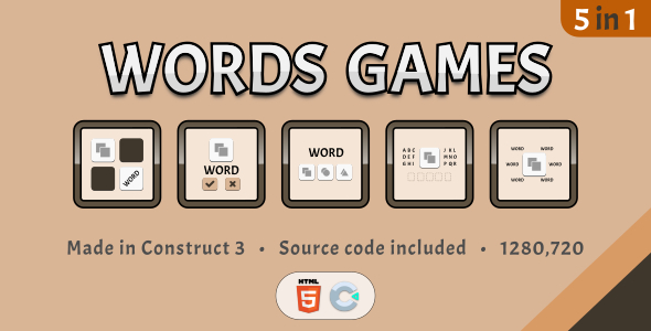 Words Video games – HTML5 Tutorial Sport