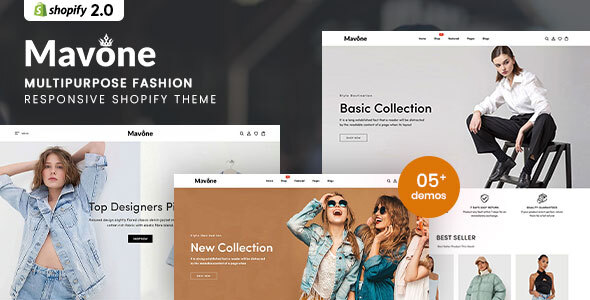 Mavone – Multipurpose Shopify Theme for Type