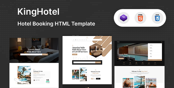 KingHo – Resort Booking HTML Template