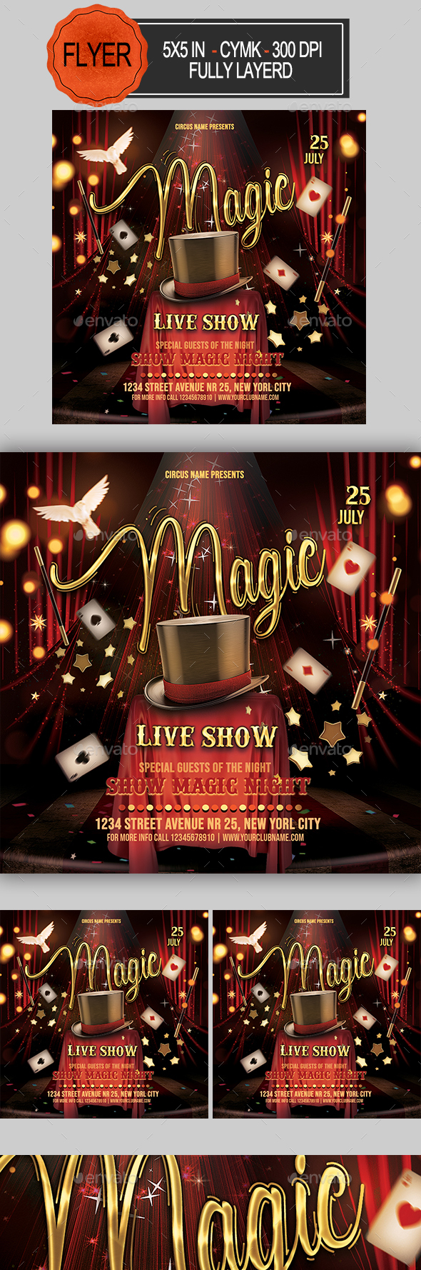 Magic Demonstrate Flyer