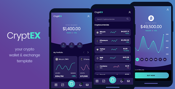 Cryptex – Cellular HTML Template