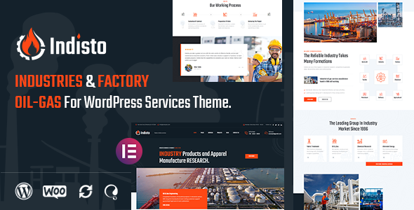 Indisto – Industrial & Manufacturing WordPress Theme