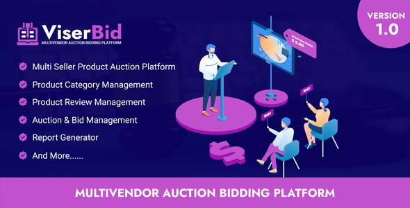 ViserBid – Multivendor Public sale Bidding Platform