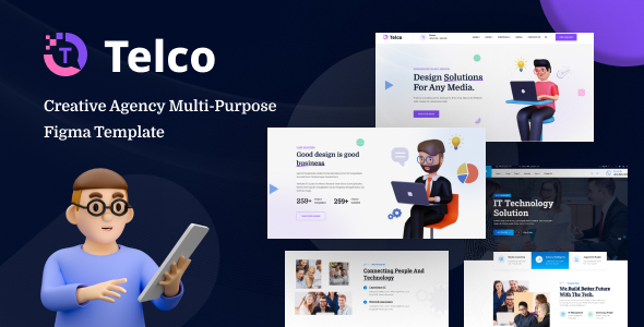 Telco – Ingenious Agency Figma Template