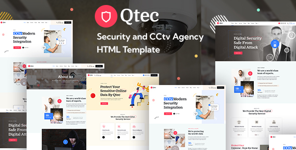 Qtec- CCTV & Safety HTML Template