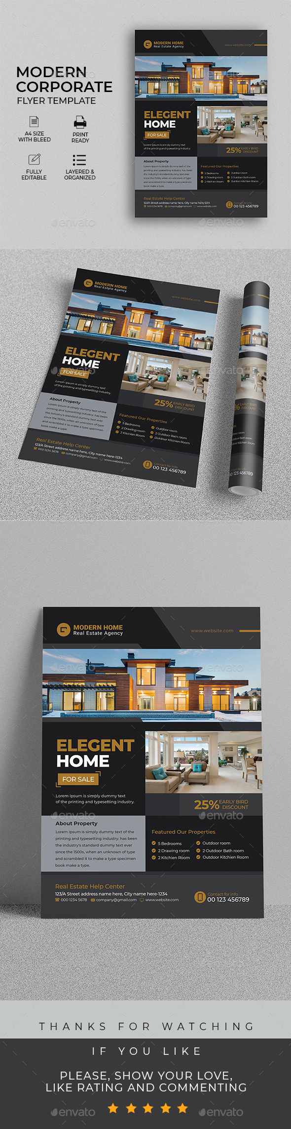 True Estate Flyer Template