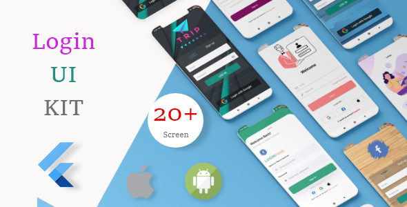 Flutter Login UI Equipment | Simplest UI | 24+ mask