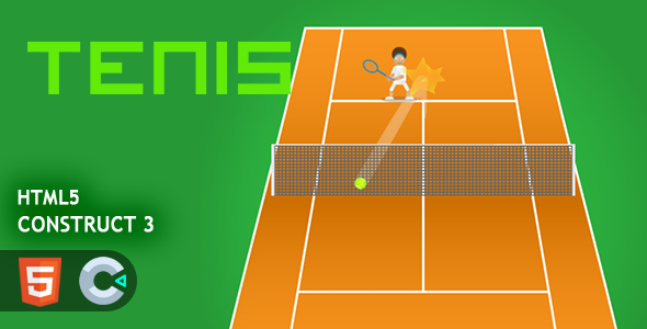 Tennis HTML5 Kind 3 Recreation