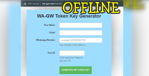 Offline WA-GW Token Generator