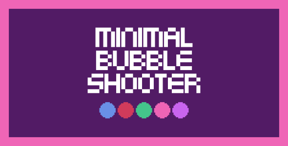 Minimal Bubble Shooter – HTML5 Sport (Construct 3)