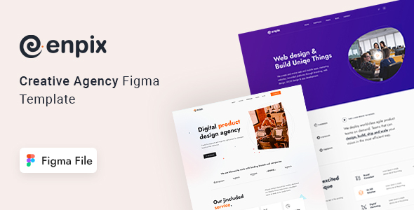 Enpix – Creative Agency Figma Template