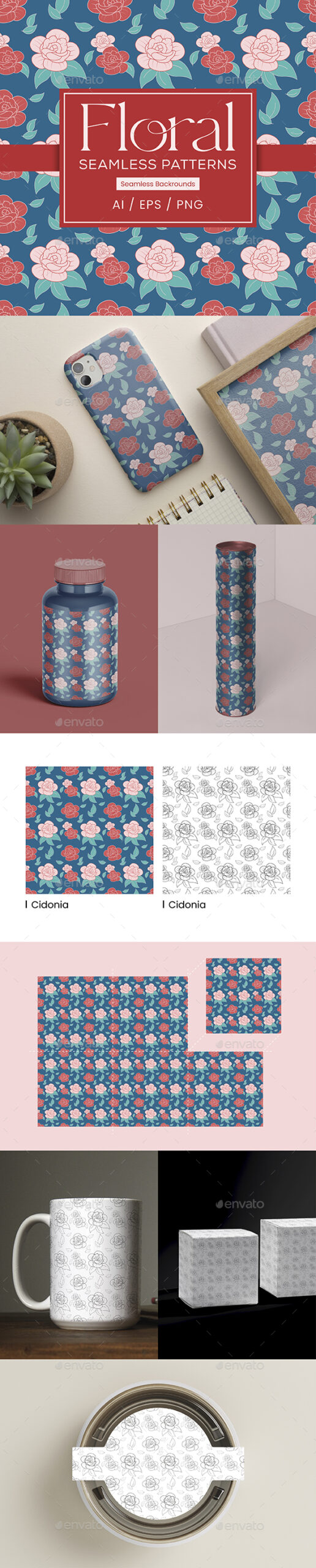 Romantic Blossom Patterns