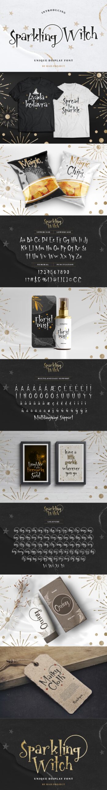 Sparkling Witch Font