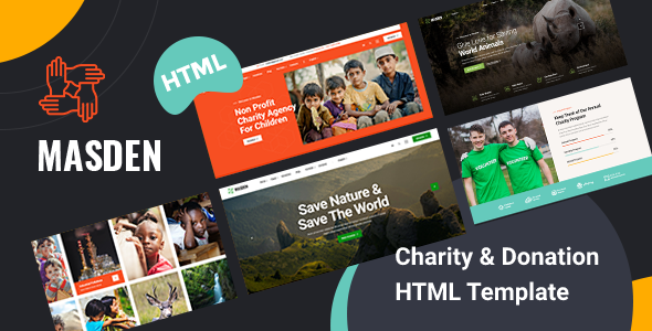 Masden – Charity & Donation HTML Template