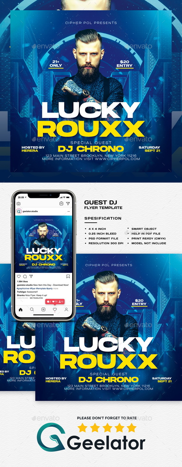 Customer DJ Flyer Template