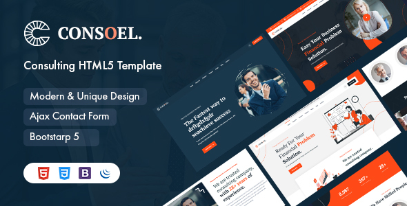 Consoel – Consulting Industry HTML5 Template